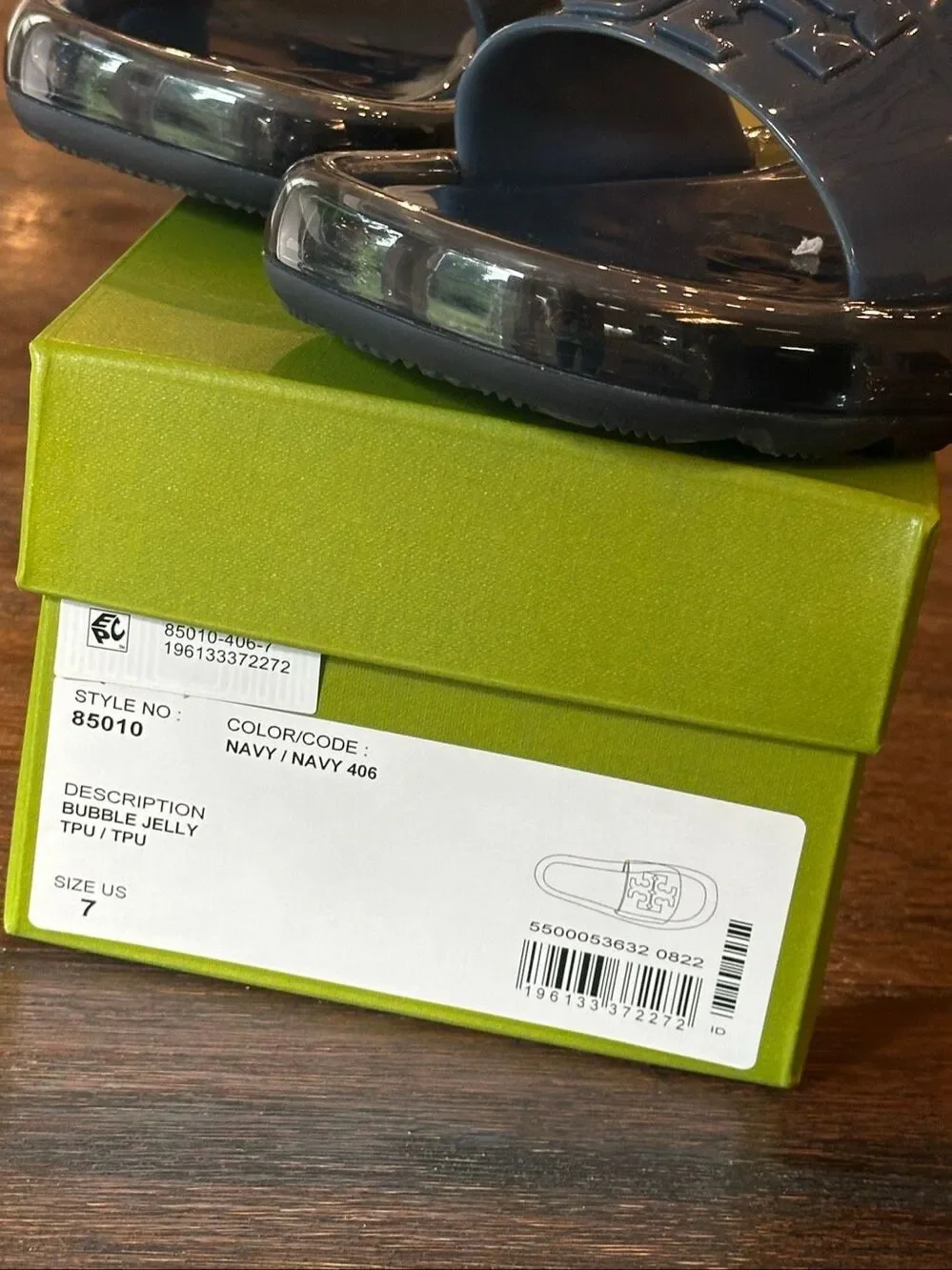 Tory Burch Bubble Jelly Slides